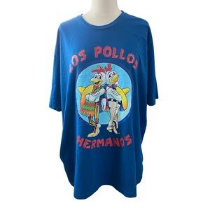 Gildan Blue Los Pollos Hermanos Short Sleeve Tee